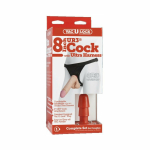 Vac-U-Lock 8" Ultraskyn Dildo with Ultra Harness - Beige - Image 2