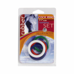 Spartacus Cock Ring Rainbow Set (4 Rubber Cock Rings) - Image 3