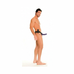 Fetish Fantasy For Him Or Her Vibrating Hollow Strap-on Purple - Image 2