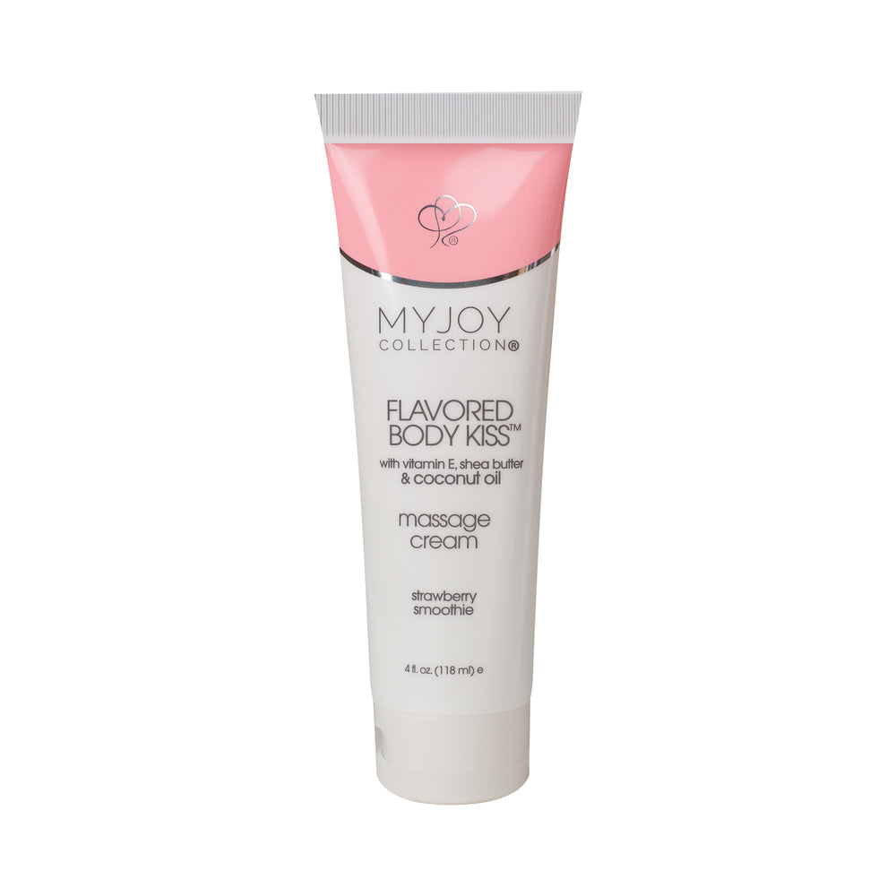 CNVNAL-21120_1_d9e8d3d0-9483-40f7-8574-eb916efdfd11 Flavored Body Kiss Massage Cream Strawberry 4 Fl Oz - Image 1