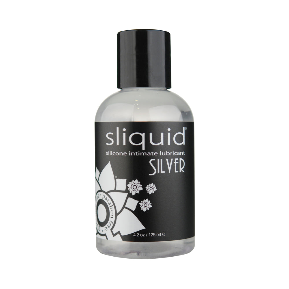 CNVNAL-22482_2_95847157-57a2-4d26-941c-eb8ae794b6ac Sliquid Naturals Silver Silicone Lubricant 4.2oz - Image 1