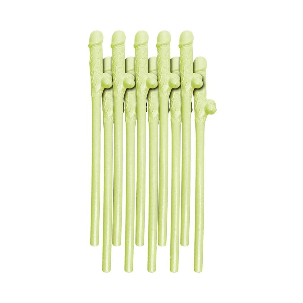 CNVNAL-23336_d19c7ab581c63c61535979af18f9042f Party Pecker Sipping Straws Glow 10 Pack - Image 1