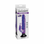 Waterproof Bunny Wall Bangers Purple Vibrator - Image 3