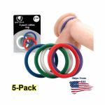Spartacus Nitrile Cock Rings 5 Pack 1.5 inches - Image 2