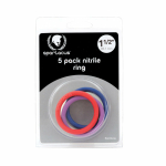 Spartacus Nitrile Cock Rings 5 Pack 1.5 inches - Image 3