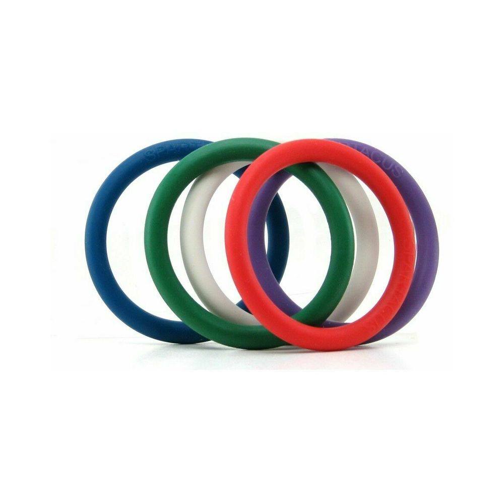 CNVNAL-28613_4163fa119be49ffcd2b0e38a3ba0909c Spartacus Nitrile Cock Rings 5 Pack 1.5 inches - Image 1
