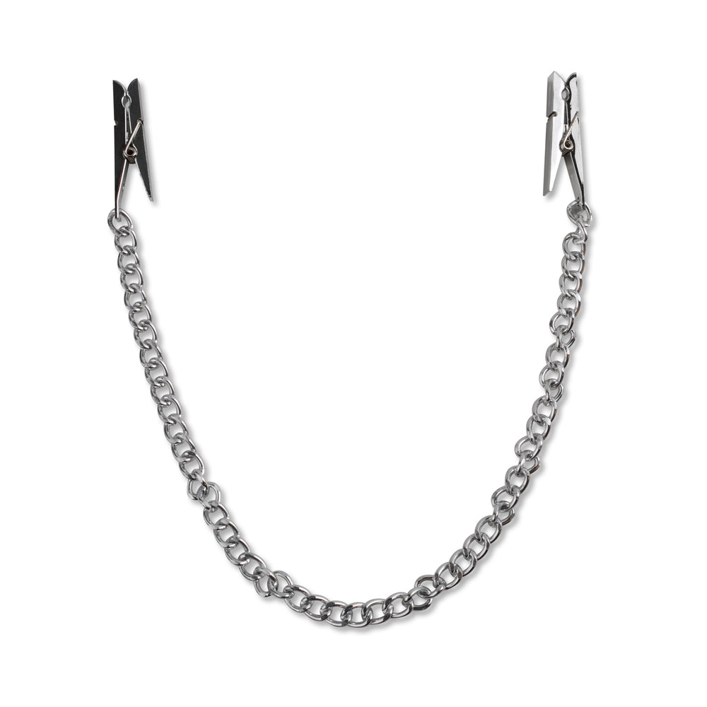CNVNAL-29364_1_fe98e4f5-a833-498a-976e-abafd5131dc2 Fetish Fantasy Nipple Chain Clips Silver - Image 1