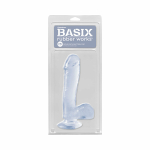 Basix Dong Suction Cup 7.5 Inches Clear - Image 2