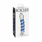 Icicles No 5 Glass Dong 7 Inches Clear - Image 3