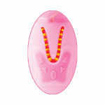 Remote Control Thrusting Rabbit Pearl Vibrator Pink - Image 2