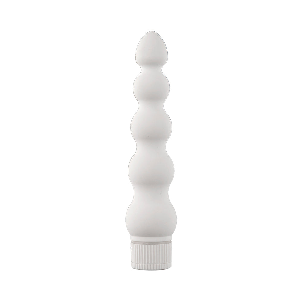 CNVNAL-40502_1_0513ff2c-2fdd-4802-aaee-2525440d6a51 White Nights 7 inches Ribbed Vibrator - Image 1