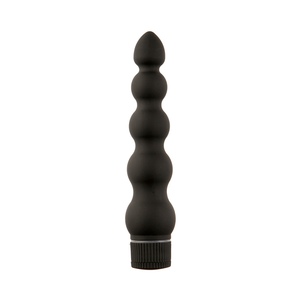 CNVNAL-40503_1_9ae70b92-16fe-4f8d-b59f-bd9cfe781d41 Black Magic 7 inches Ribbed Vibrator - Image 1
