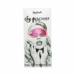 Sex & Mischief Satin Hot Pink Blindfold - Image 3