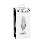 Icicles No 26 Glass Butt Plug Clear - Image 3