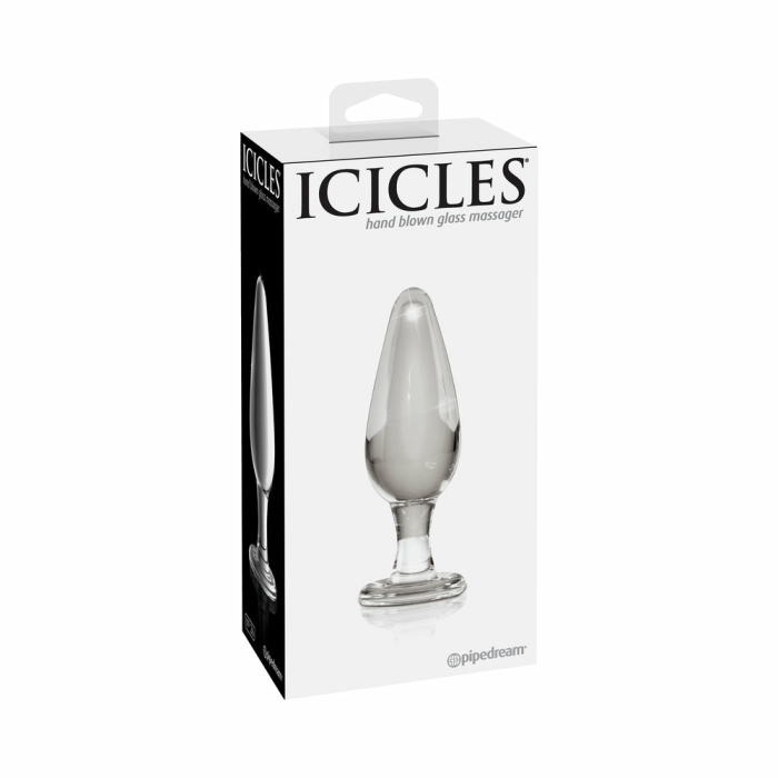 Icicles No 26 Glass Butt Plug Clear - Image 3