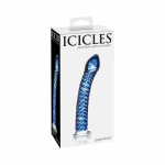 Icicles No 29 Textured Glass Dildo - Image 3