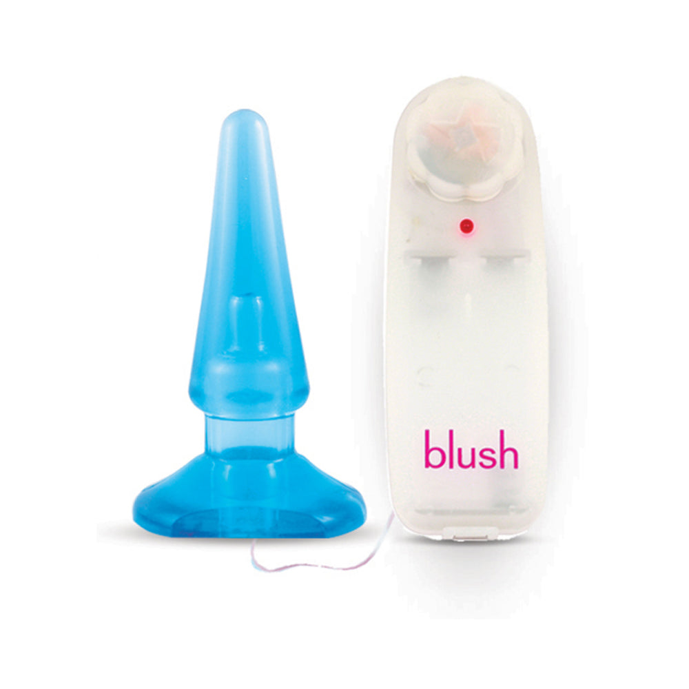 CNVNAL-42532_2_08eb147f-14fe-42f1-94f0-4a7716b43f02 Basic Anal Pleaser Blue Vibrating Plug - Image 1