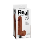 Real Feel Lifelike Toyz No. 13 - Brown Vibrator - Image 3