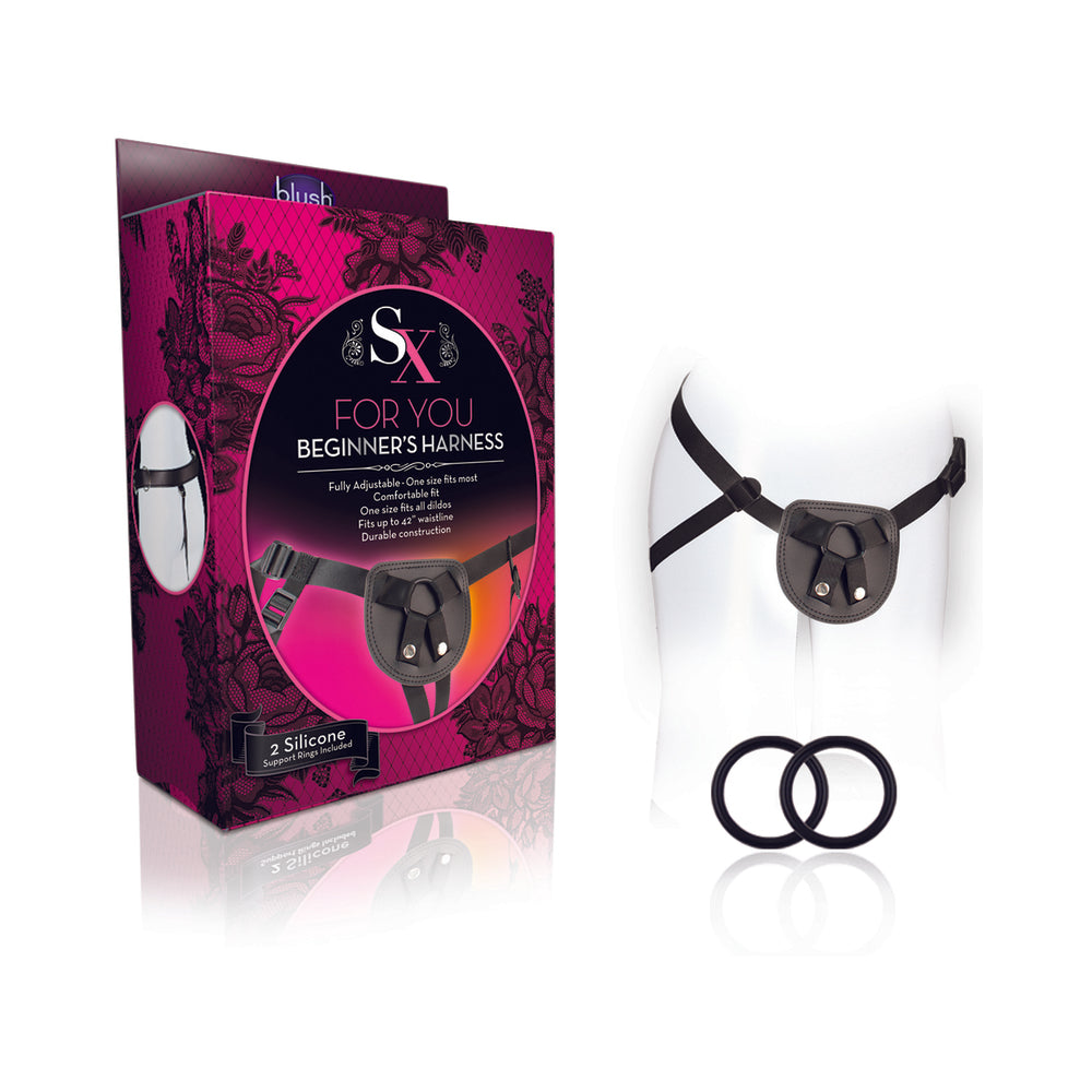 CNVNAL-44012_1_928eece2-8855-4584-8511-21657b26af3f SX For You Beginners Harness Black - Image 1