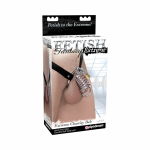 Chastity Belt with Lock Steel Black - Image 2