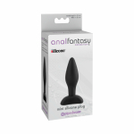 Anal Fantasy Mini Silicone Plug Black - Image 3