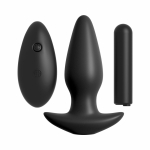 Anal Fantasy Remote Control Silicone Plug Black - Image 2