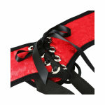 Sportsheets Red Lace Corsette Strap On - Image 3