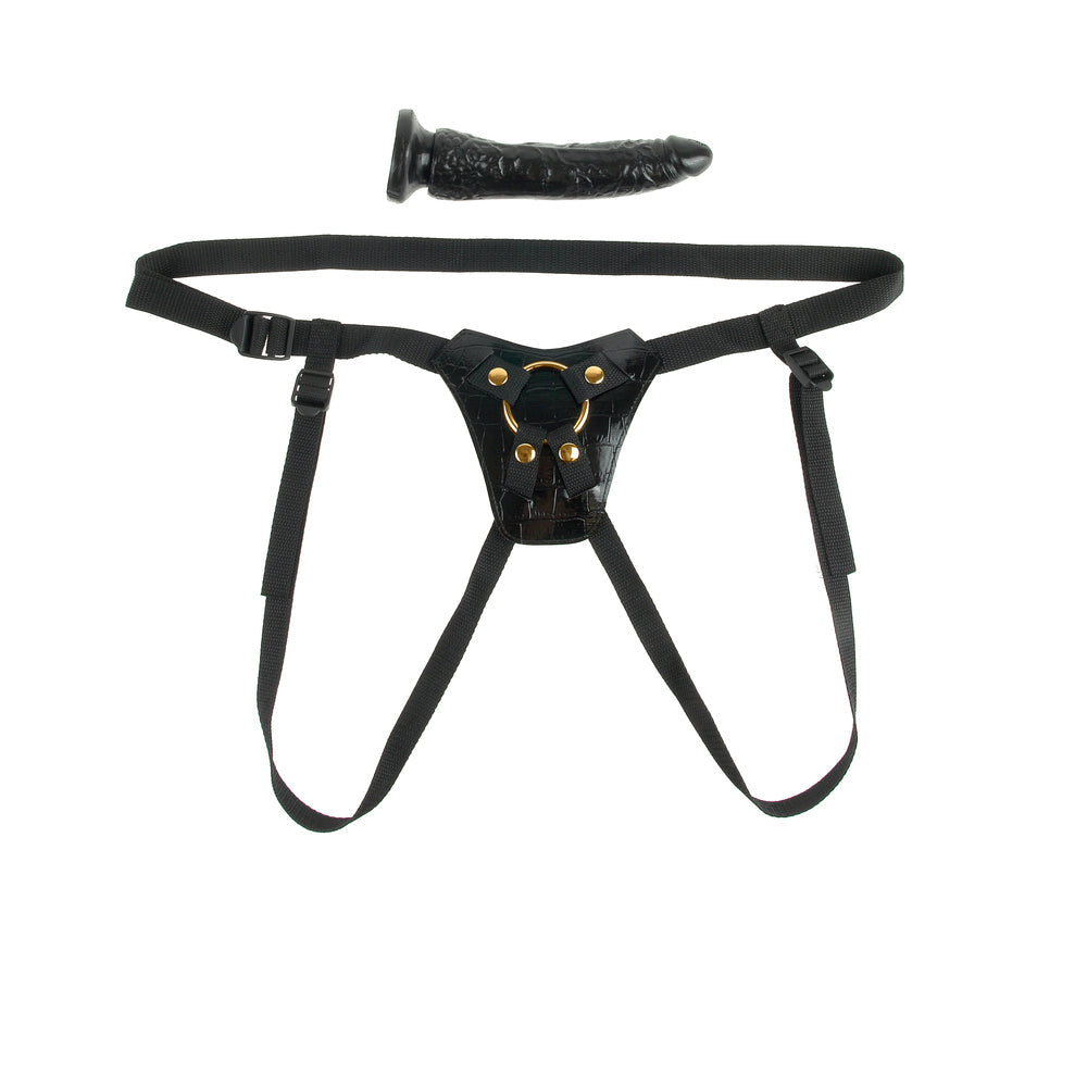 CNVNAL-49021_1_3034c56f-80db-4007-a73a-f128376a0f20 Fetish Fantasy Gold Designer Strap On Black - Image 1