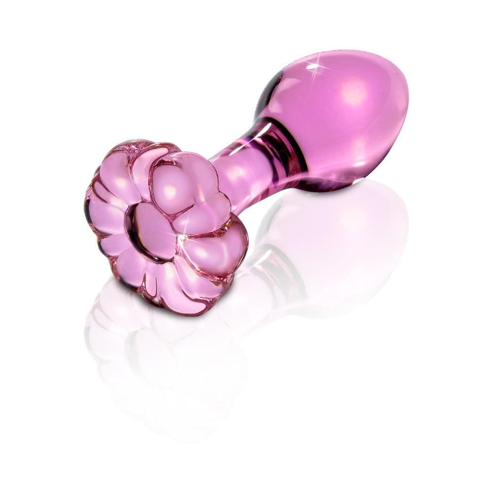 CNVNAL-49071_2_94710da0-d537-4bfe-8a4d-567d8e7e7dc5 Icicles No 48 Pink Glass Butt Plug - Image 1