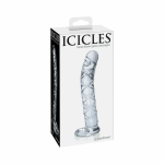 Icicles No. 60 Glass G-Spot Dong Clear - Image 3
