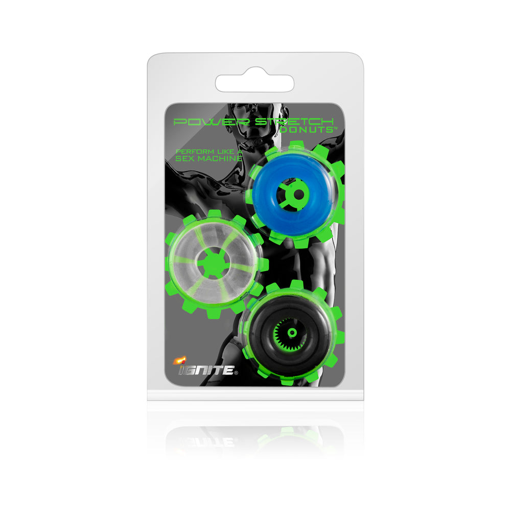 CNVNAL-49494_1_bdcade30-ad6f-4595-ae1f-10f84481e1fa Power Stretch Donuts 3 Pack Rings - Image 1