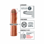 Fantasy X-tensions Perfect 1 inch Extension Beige - Image 2