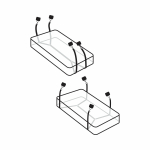 Wraparound Mattress Restraints Black - Image 2