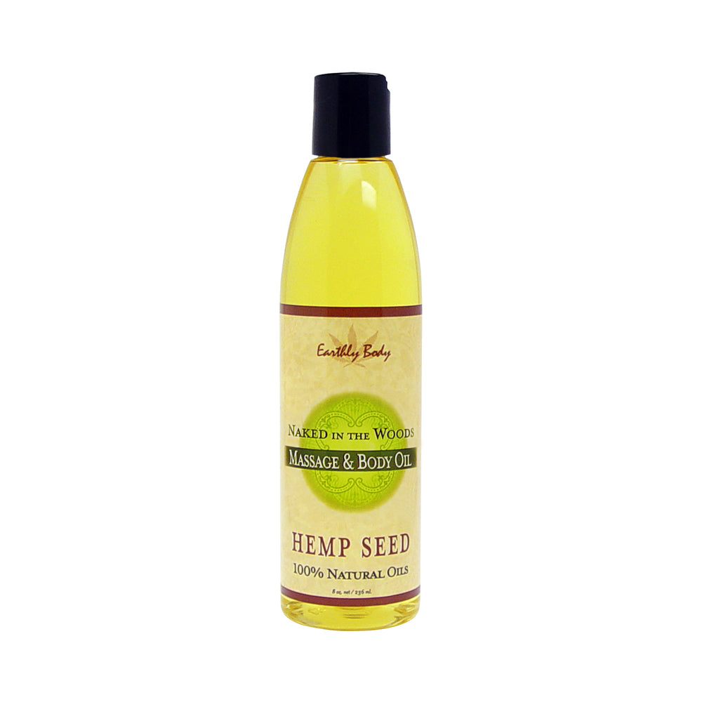 CNVNAL-51594_1_861451b0-f49a-4a86-96c0-77aa1b228248 Earthly Body Massage Oil Naked In The Woods 8oz - Image 1