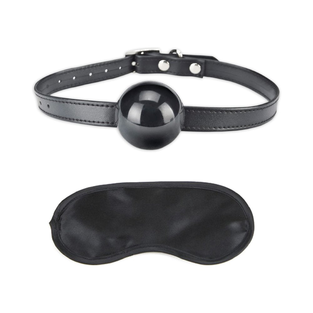 CNVNAL-51677_0281dc1600966059a7ea88279c3139bc Lux Fetish Silicone Ball Gag Black O/S - Image 1