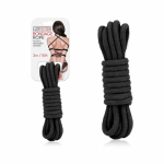 Lux Fetish Bondage Rope Black 10ft - Image 2