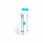 Joystick Glass Dildo Wand Anal & G-Spot Clear - Image 2