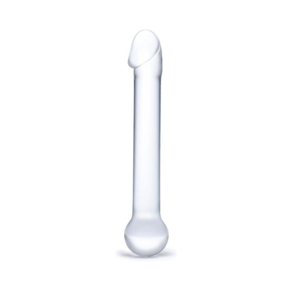 CNVNAL-54479_737fa674935c26d1430d93167b6d7e82 Glas 7 inches Realistic Head Glass Dildo Clear - Image 1
