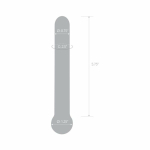 Glas 7 inches Straight Glass Dildo Clear - Image 3