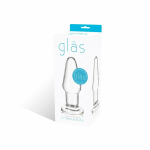 Glas 3.5 inches Glass Butt Plug Clear - Image 2