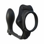 Rock Hard Ass Gasm Vibrating Ring - Black