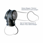 Fantasy C-Ringz Cock Pipe Ball Stretcher Black - Image 2