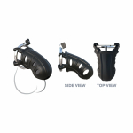 Fantasy C-Ringz Hardcore Silicone Cock Blocker Black - Image 2