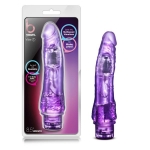 B Yours Vibe 7 Purple Realistic Vibrating Dildo - Image 3