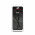 Rock Solid Lasso Single Adjustable Black Silicone Cock Tie - Image 3