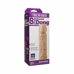 Vac-U-Lock 8" Classic Dong - Beige - Image 2
