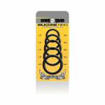 Boneyard Silicone Ring 5 Pcs Kit Black - Image 3