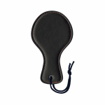The 9's, Orange Is The New Black, Spanky Junior Paddle Faux Leather, Black With Furry Orange Lining
