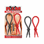 Ram Ultra Clinchers Cock Ties 2 Pack Red, Black - Image 2
