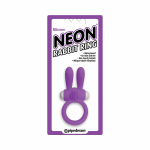 Neon Rabbit Cock Ring Vibrator - Image 2